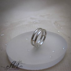 Сребърен дамски пръстен халка R-1091